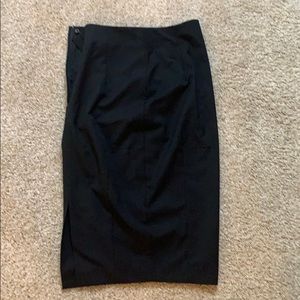 Black pencil skirt